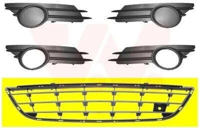 Image de VAN WEZEL Grille d'aération Pare-chocs pour OPEL Corsa D à hayon (S07)