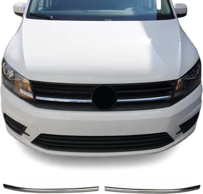 Zdjęcie produktu dla Listwy osłony chłodnicy Listwy osłony chłodnicy do VW Caddy 2015-2020 stal nierdzewna srebrna 2szt