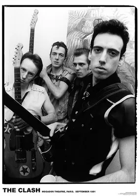Produktbild von The CLASH – Mogador Theatre, 1981 – Plakat – 59x84 cm