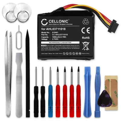 Image de CELLONIC Batterie compatible avec TomTom 4CS0.002.01, GO 1000, 1005, 4CQ02