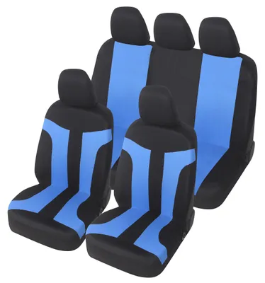 Immagine prodotto di Auto Accessori Lupex - Coprisedili universali LS05 | Colore: blu | Set per i sedili anteriori