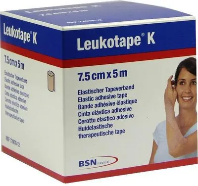 Produktbild von Leukotape K 7,5 cm hautfarben 1 St