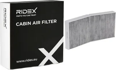 Produktbild von RIDEX 424I0264 Innenraumfilter Pollenfilter passend für MERCEDES-BENZ SLK (R171) Aktivkohle