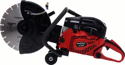 Obrázek produktu pro Benzínová pila na řezání, bruska na beton/asfalt, 2,4 kW, průměr kotouče 300 mm