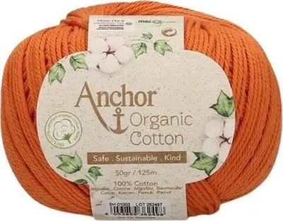 Zdjęcie produktu dla Anchor Organic Bawełna 01003 Przędza dziewiarska