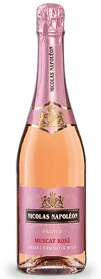 Obrázek produktu pro Nicolas Napoléon Šumivé víno Muscat Rosé Doux 750 ml