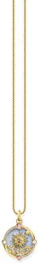 Produktbild von Damen Anhänger von Thomas Sabo aus Sterlingsilber, IP Gold, Emaille