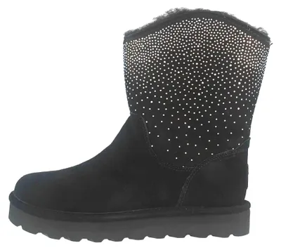 Produktbild von Bearpaw GLAM PLATFORM LO Stiefeletten in Übergrößen Schwarz 3118W 011 große Damenschuhe