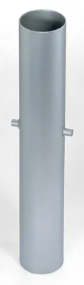 Produktbild von Alberts Bodenhülse für runde Absperrpfosten, Passau und Bella | zum Einbetonieren | feuerverzinkt | für Pfosten-Ø 60 & 76 mm