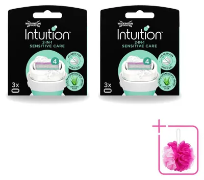 Produktbild von 2 x Wilkinson Intuition Sensitive Care Ersatzklingen für empfindliche Haut - Sparpackung - 2 Stücke