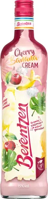 Produktbild von Berentzen Cherry Banana Cream Likör 15 Prozent Flasche 700ml