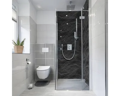 Produktbild von Duschrückwand-Folie mySpotti Fresh Slate 100 x 210 cm