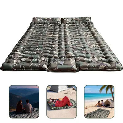 Produktbild von Camping Isomatte, Luftmatratze Camping, Aufblasbare Matratze, Schlafmatte Selbstaufblasend für zwei Personen für Wandern, Strand, Reise, Zelt