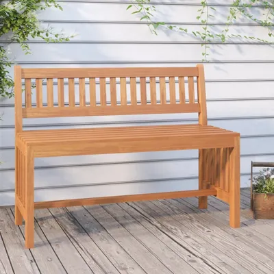 Produktbild von The Living Store Gartenbank 110 cm Massivholz Eukalyptus