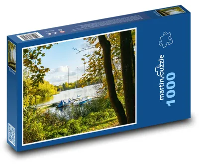 Obrázek produktu pro Puzzle 1000 Lodě na poklidném jezeře - martinpuzzle