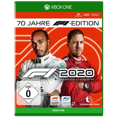 Produktbild von Codemasters F1 2020 - Seventy Edition, Xbox One, E (Jeder), Physische Medien