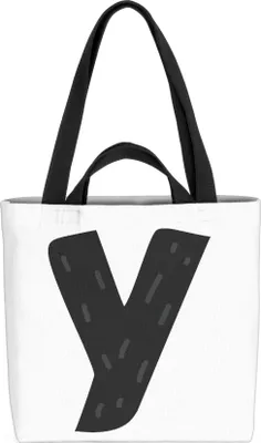 Produktbild von VOID Y Alphabet Buchstabe Namen Tasche 33x33x14cm,15l Einkaufs-Beutel Shopper Einkaufs-Tasche Bag