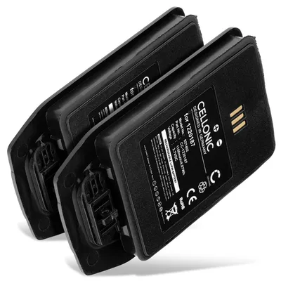 Produktbild von CELLONIC 2x Akku für Festnetz Kompatibel mit Ascom D81, Avaya DECT 3749, Aastra DT413, Ascom 660273/1B - (1100mAh, 3.7V)