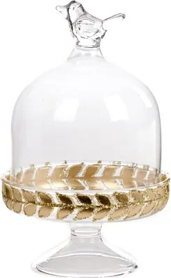 Produktbild von Goodwill Glasglocke mit Vogelglas, 17 cm, Vorteilsangebot pro 2 Stück