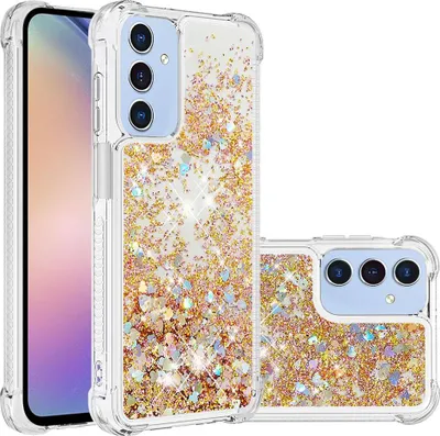 Produktbild von Samsung Galaxy A17 Hülle - Coverup Liquid Glitzer Back Cover - Gold