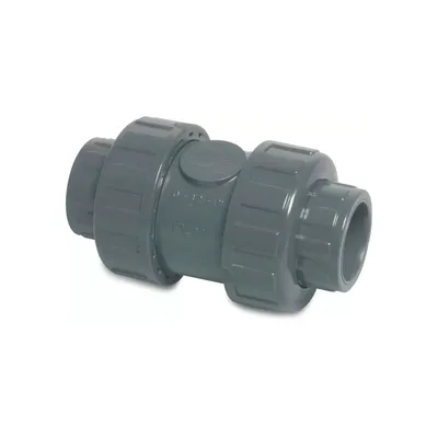 Produktbild von Profec PVC Kegelrückschlagventil federbelastet, beidseitig Klebemuffe Ø 63 mm - Typ 5000