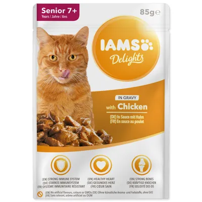 Immagine prodotto di IAMS CAT Senior con pollo in salsa (85 g)