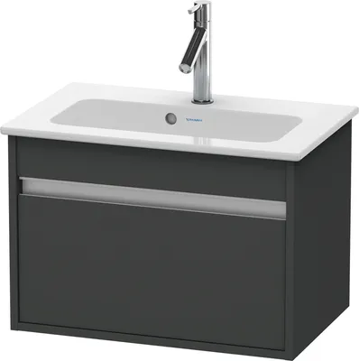 Produktbild von Waschtischunterbau KETHO COMPACT 410x600x385mm graphit matt graphit matt