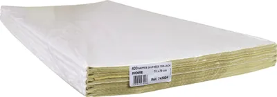 Produktbild von Pronappe Papiertischdecken, auf gefaltet, Pack 400 St 70x70cm Elfenbein 747024I