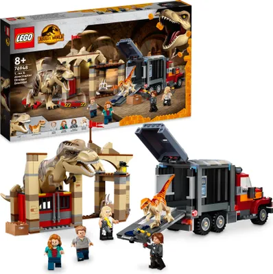Produktbild von LEGO® Jurassic World™ 76948 T. Rex & Atrociraptor: Dinosaurier-Ausbruch