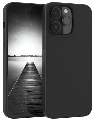Produktbild von EAZY CASE - TPU Hülle für Apple iPhone 14 Pro Max, TPU Case stoßfeste Handyhülle, weiches Cover mit Kameraschutz, Silikonhülle in Schwarz