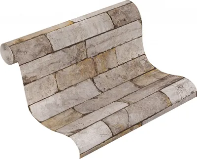 Produktbild von Rasch-Tapete - Kids Teen Beige Grey brickwork Wallpaper Papiertapete, #203608