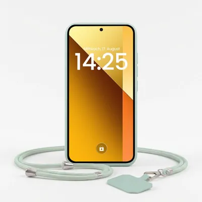Produktbild von Handyhülle für Xiaomi Redmi Note 13 5G mit Handykette Band Kordel Hülle Case Schutzhülle Türkis