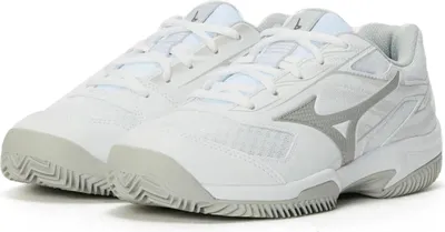 Produktbild von Mizuno Damen Sneaker Tennis Sportschuhe 61GR254403 White/Ultimate Gray, Schuhgröße:38.5 EU