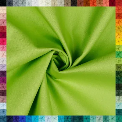 Baumwollstoff 2 m, 100% Baumwolle, Oeko-Tex, Lime