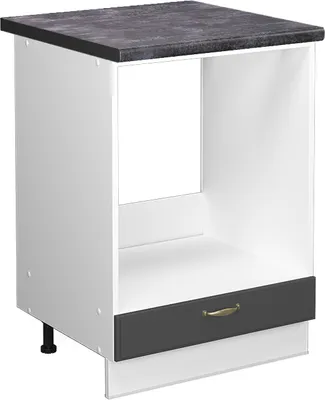 Immagine prodotto di Mobile per forno da incasso Vicco Fame-Line Antracite-oro rustico 60 cm , PL Antracite, Model 45709