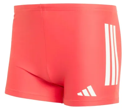 Zdjęcie produktu dla Męskie szorty pływackie Adidas 3 Stripes, kolor: półprzezroczysty czerwony/biały, rozmiar: 30