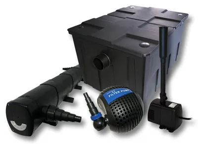 Zdjęcie produktu dla Zestaw:filtr do oczka wodnego 60000l 72W UVC filtr do oczka wodnego 80W pompa fontannowa