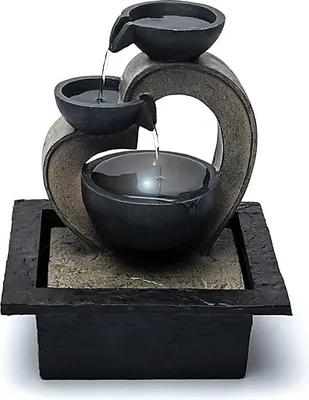 Image de Fontaine à Eau Coeur -- 21x183x265 Cm - 21x18,3x26,5 Cm