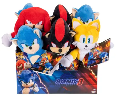 Produktbild von Sonic the Hedgehog 3 Sonic 9" Basic Plush, Cartoon-Figur, 3 Jahr(e)
