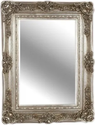Produktbild von Casa Padrino Barock Wandspiegel Silber Antik-Look Höhe 121 cm, Breite 90 cm - Edel & Prunkvoll