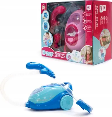 Produktbild von Kinderstaubsauger mit Licht & Sound - Realistisches Haushaltsspielzeug Batteriebetrieben