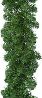Produktbild von Weihnachtsdeko Tannengirlande Grün Ø 25 cm & 2,7 Meter Länge - Kunstpflanzen