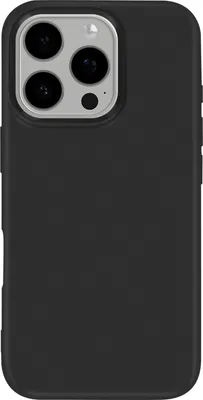 Immagine prodotto di Mayaxess, Custodia protettiva ultrasottile per Apple iPhone 16 Pro in morbido silicone, nero