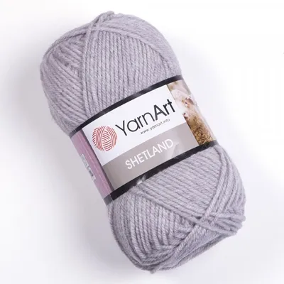 Obrázek produktu pro YarnArt Shetland příze 100 g / 300 m - barva 529 světle šedá - vlněná příze