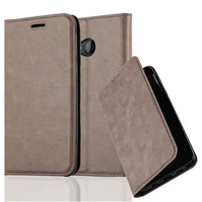 Image de Cadorabo Housse pour HTC U PLAY Housse de protection marron Etui pour téléphone portable Case Cover Fermeture magnétique