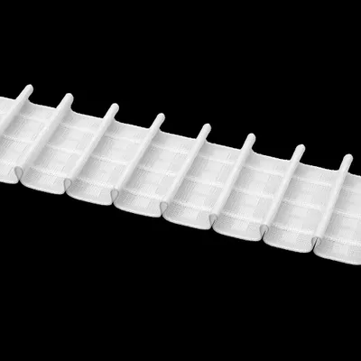 Produktbild von Gardinenband 10m Bleistiftfalte Multitaschenband Weiß-65mm 1:2.0 Kräuselband Faltenband