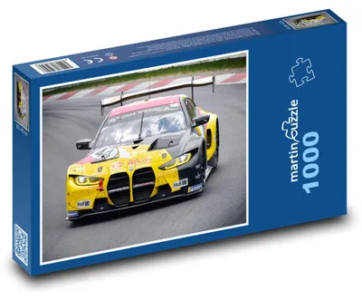 Zdjęcie produktu dla Puzzle 1000 Samochód wyścigowy na torze - martinpuzzle
