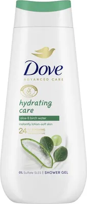 Image de Dove Douchegel - 225 ml - hydrating care - aloë en berkenwater