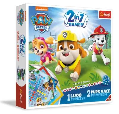 Produktbild von Trefl 2in1 Chinesisch und Paw Race Paw Patrol Spiel - Viacom 01896