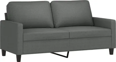 Produktbild von vidaXL 2-Sitzer-Sofa Dunkelgrau 140 cm Stoff